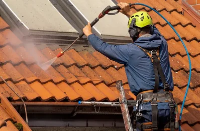 Démoussage et hydrofuge de toiture à Frebécourt